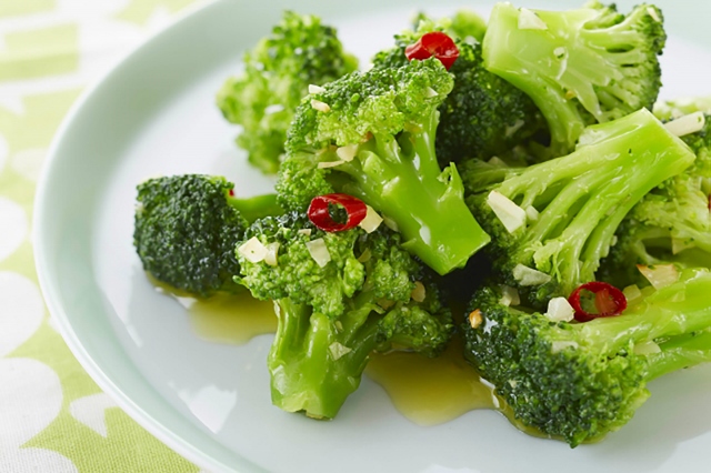 ブロッコリーとオリーブオイル