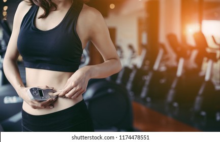 女性の体脂肪測定